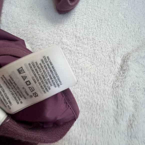 Ralph Lauren RLX Womens Hybrid Full-Zip Jacket Large Purple Full-Zip Lightweight - Picture 6 of 9